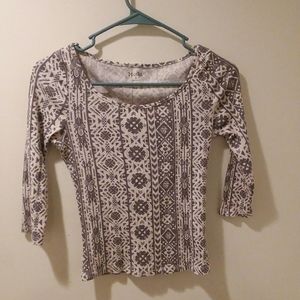 Mudd small 3/4 sleeve shirt